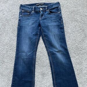 Express Blue Boot Cut Jeans with Vintage Appeal